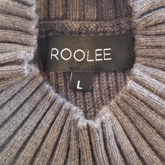 Roolee Color Block Sweater LG *C7 - Picture 6 of 7